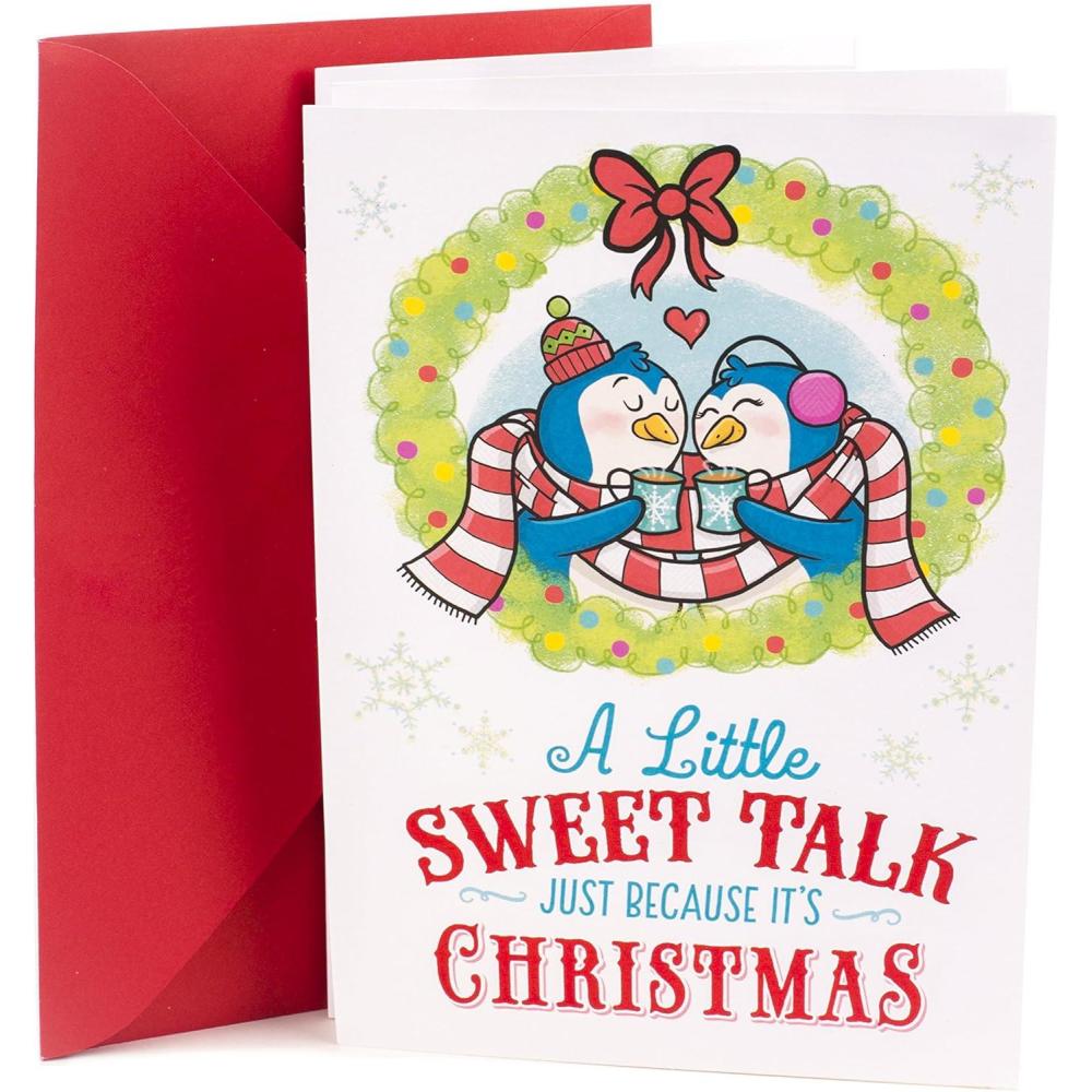 imageHallmark Funny Romantic Christmas Card for Significant Other Penguins 0599XXH5274
