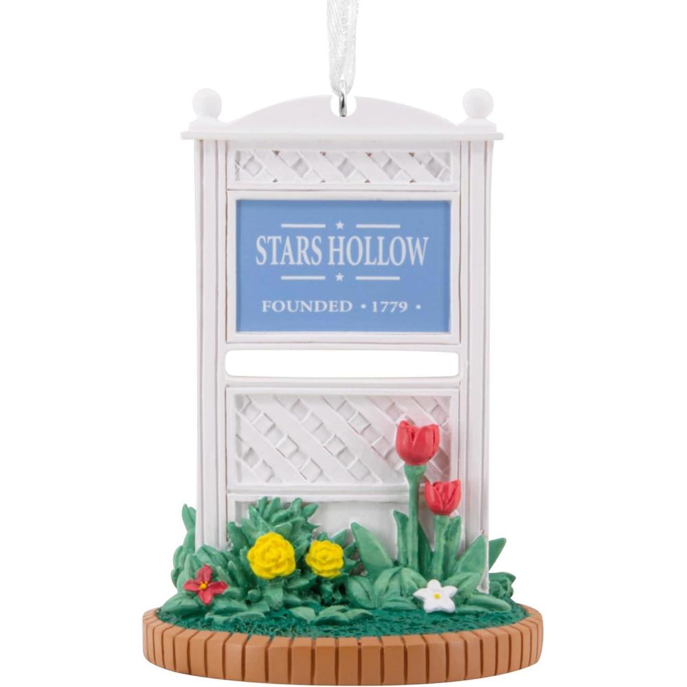imageHallmark Gilmore Girls Stars Hollow Sign Christmas Ornament TV Show Gifts