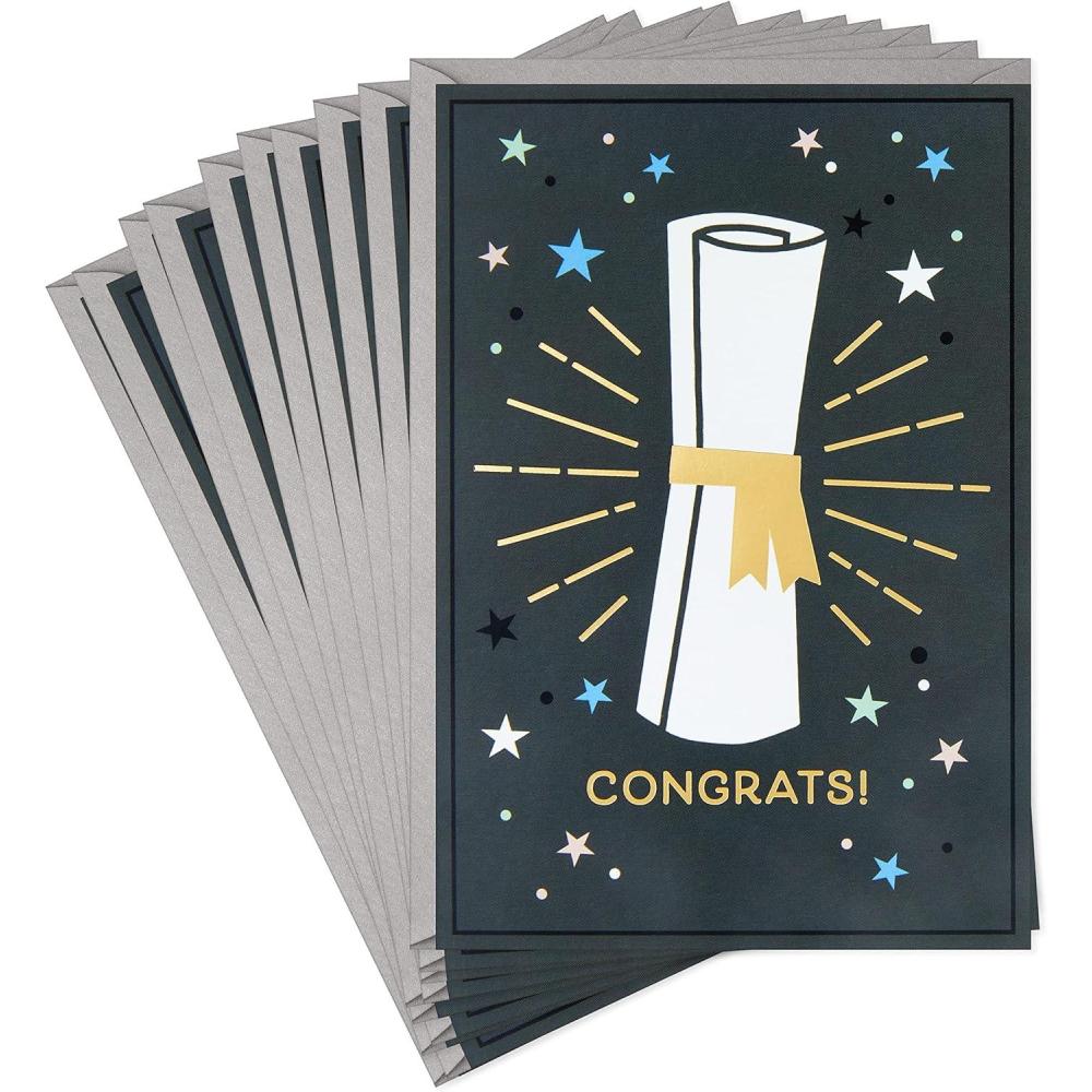 imageHallmark Graduation Cards Diploma Day 10 Cards with EnvelopesDiploma Day  10 Cards