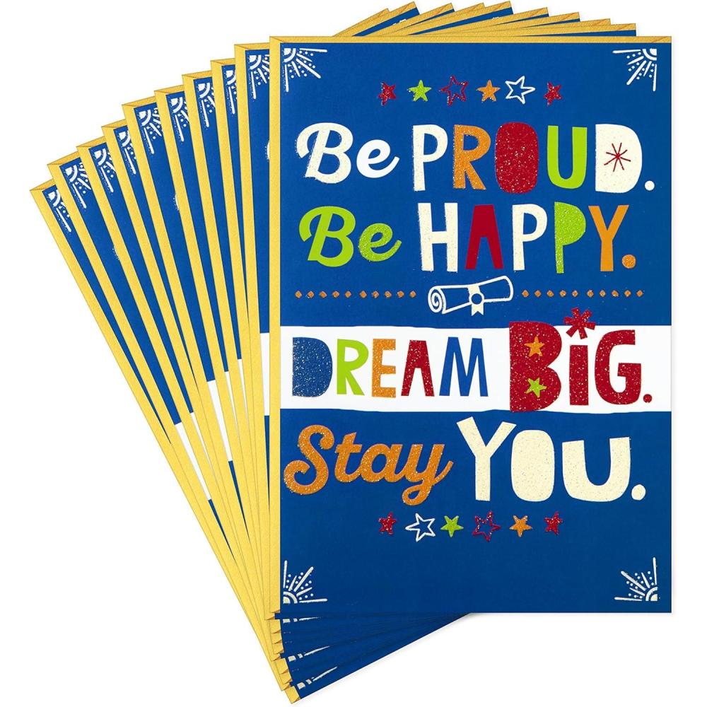 imageHallmark Graduation Cards Dream Big 10 Cards with EnvelopesDream Big  10 Cards with Envelopes
