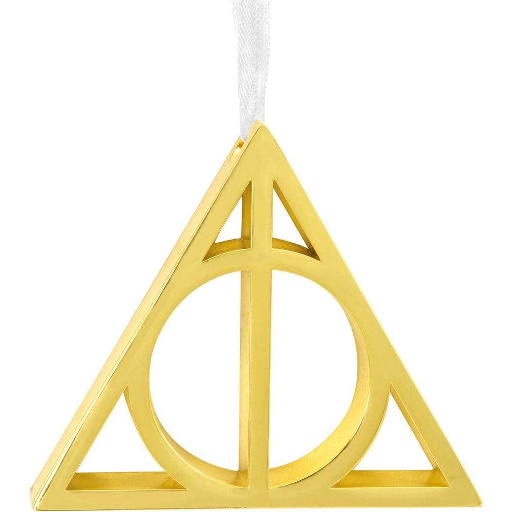 imageHallmark Harry Potter Winged Key Christmas Ornament MetalDeathly Hallows
