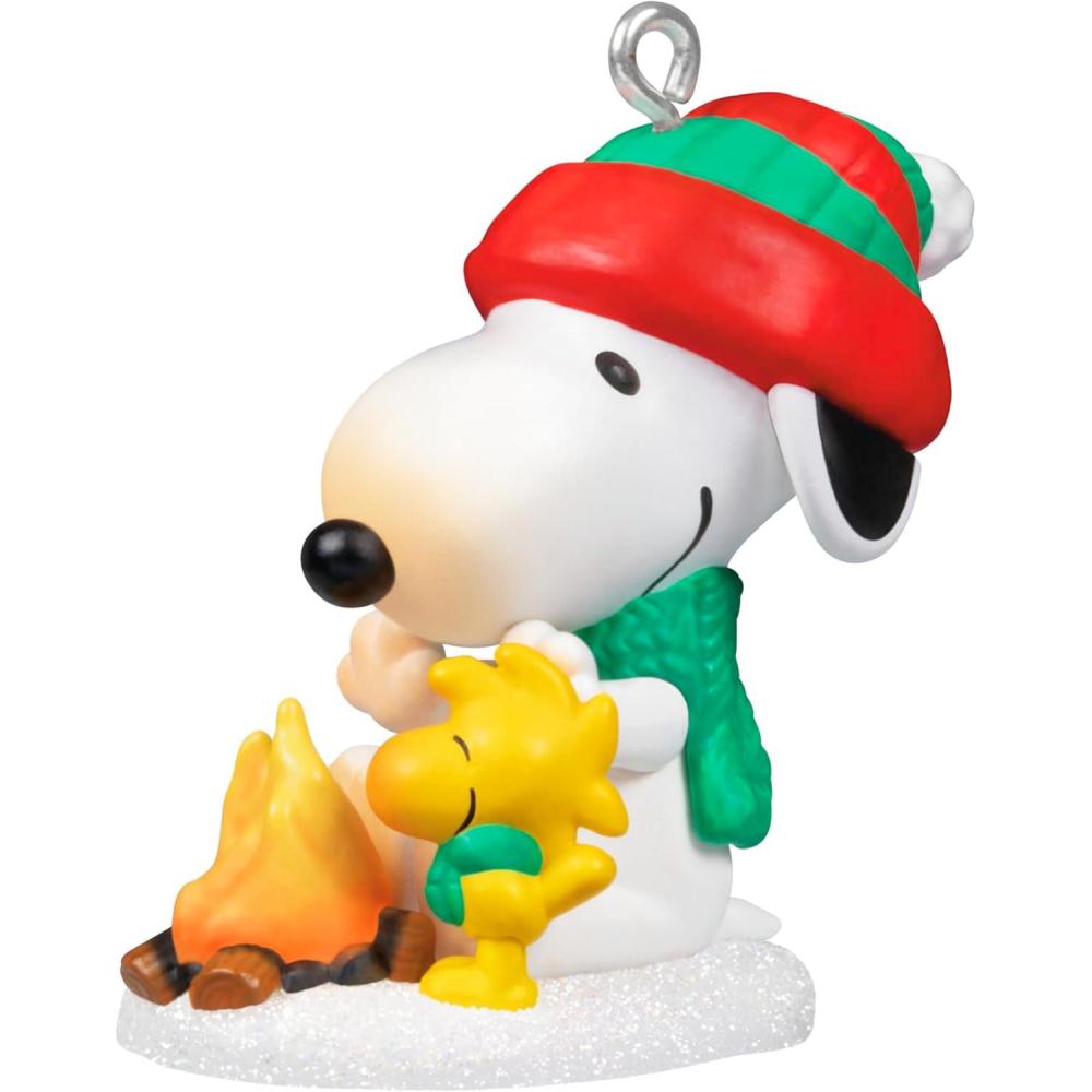 imageHallmark Keepsake 102quot Mini Christmas Ornament 2024 Peanuts Winter Fun With Snoopy Gifts for Peanuts Fans2024 Winter Fun with Snoopy