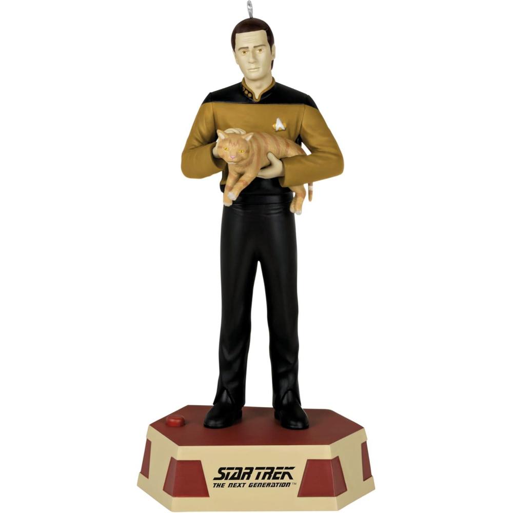 imageHallmark Keepsake 169quot Miniature Christmas Ornament 2023 Star Trek Captain Kirk Mini Gifts for TrekkiesDatas Ode to Spot