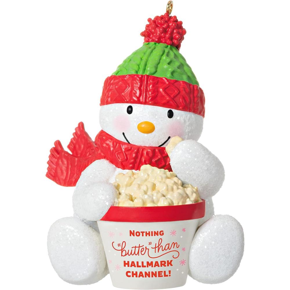 imageHallmark Keepsake Christmas Ornament 2021 Nothing Butter Than Hallmark Channel Snowman