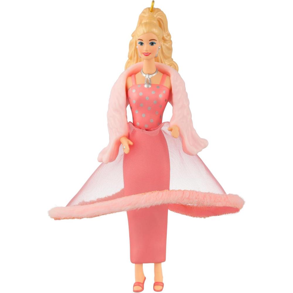 imageHallmark Keepsake Christmas Ornament 2023 2023 Latina Holiday Barbie Barbie GiftsBarbie Pink  Pretty