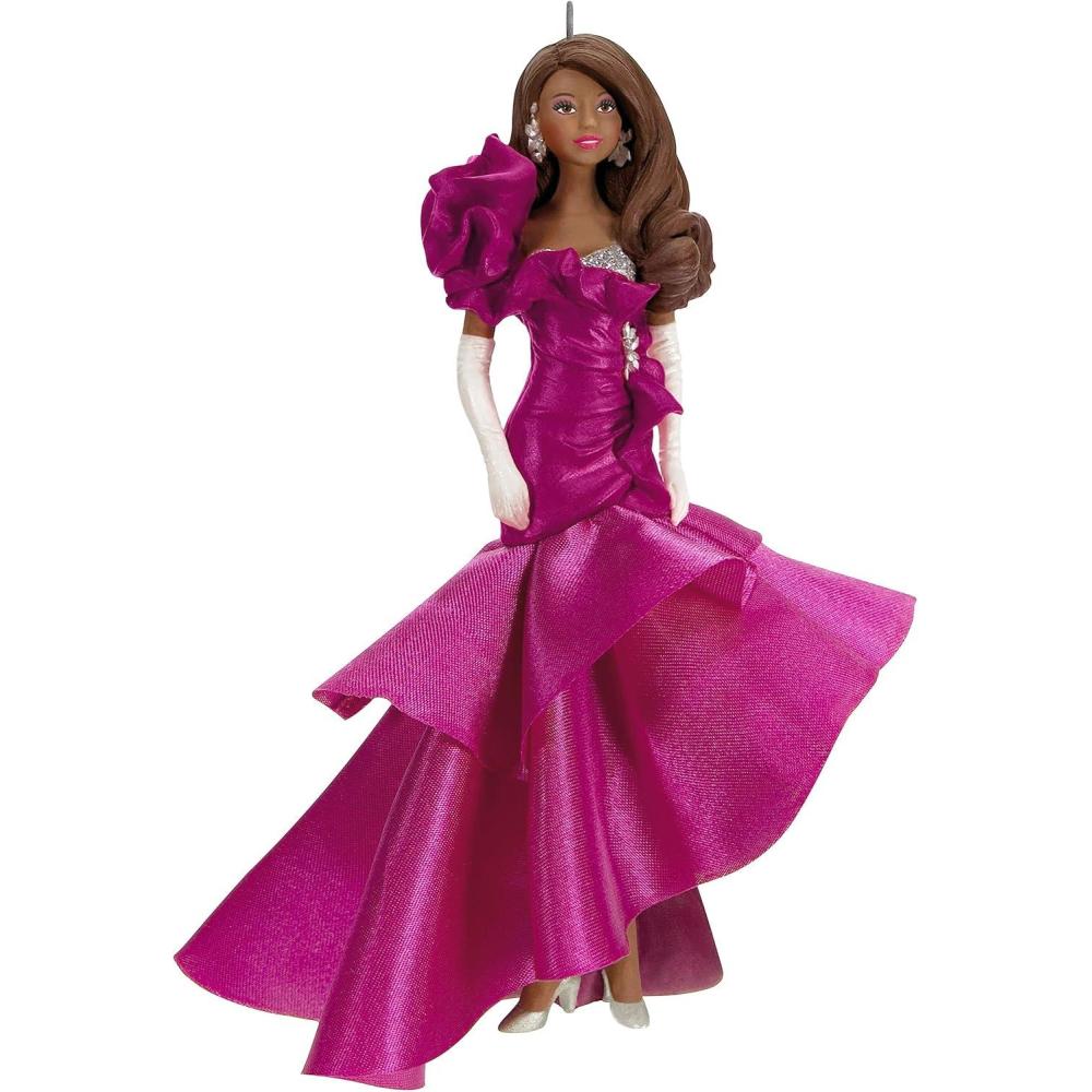 imageHallmark Keepsake Christmas Ornament 2023 2023 Latina Holiday Barbie Barbie GiftsPink Collection