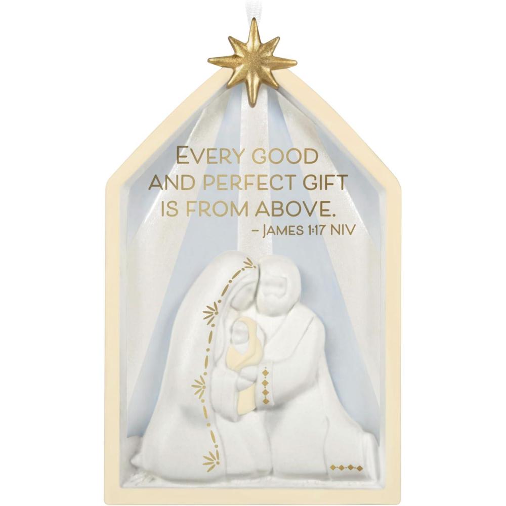 imageHallmark Keepsake Christmas Ornament 2023 A Child is Born Nativity Papercraft Religious GiftGift from Above