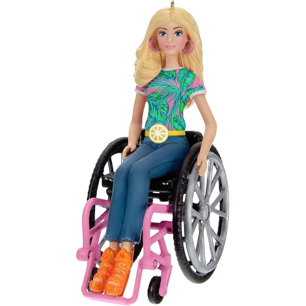 imageHallmark Keepsake Christmas Ornament 2023 Barbie Barbies Best Friend Midge Ornament Gifts for HerFashionista with Wheelchair