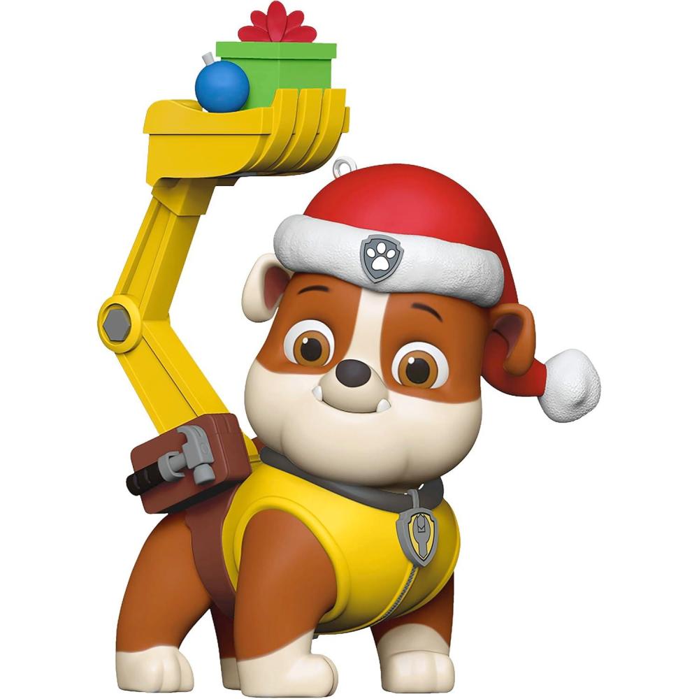 imageHallmark Keepsake Christmas Ornament 2023 Paw Patrol Rubbles Special Delivery Gifts for KidsRubbles Special Delivery