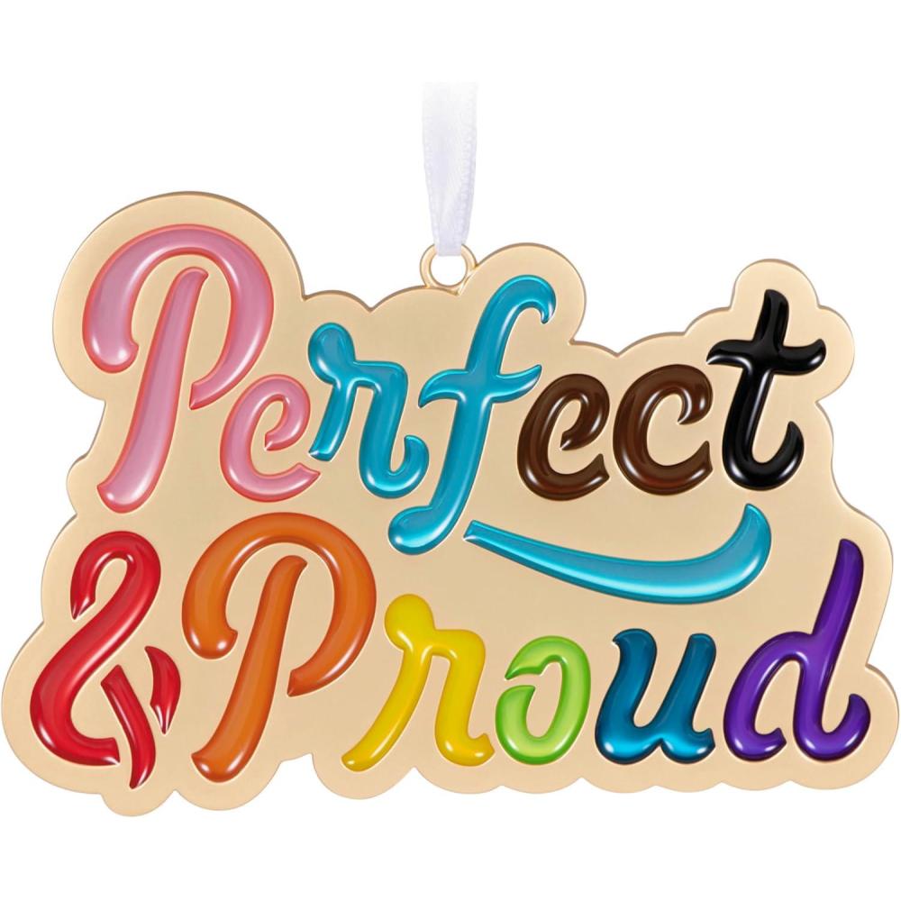 imageHallmark Keepsake Christmas Ornament 2023 Proud to Be Me Rainbow LGBTQIA PridePerfect  Proud