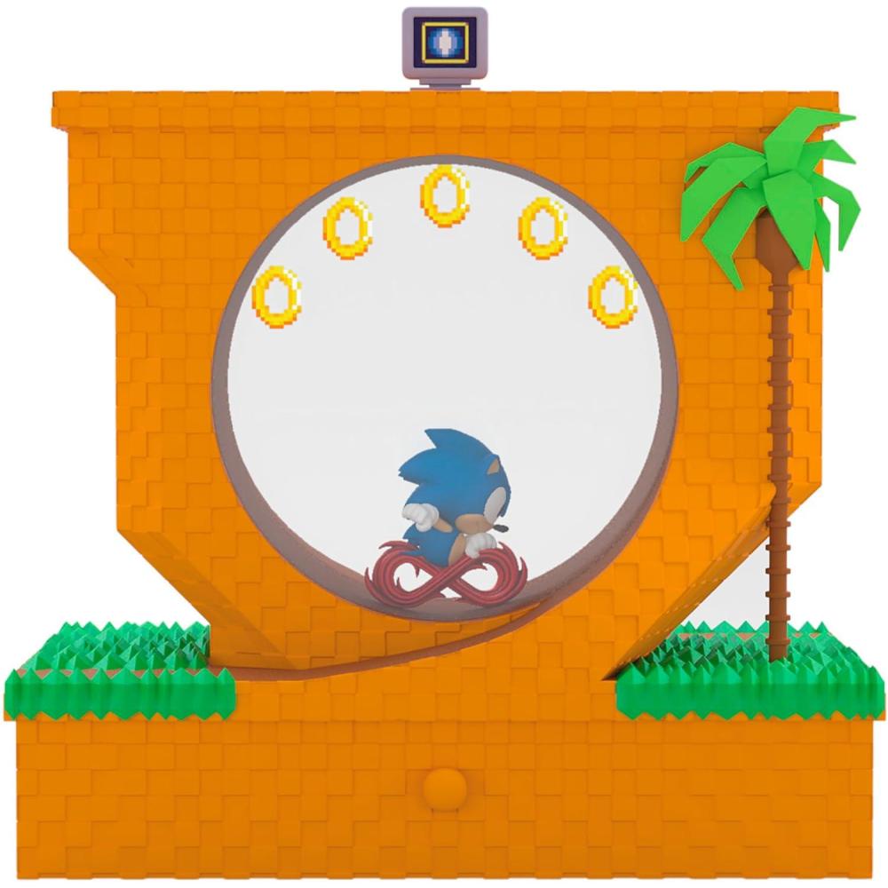 imageHallmark Keepsake Christmas Ornament 2023 Sonic the Hedgehog Sonics Spin Attack Gifts for GamersSonic Collecting Rings