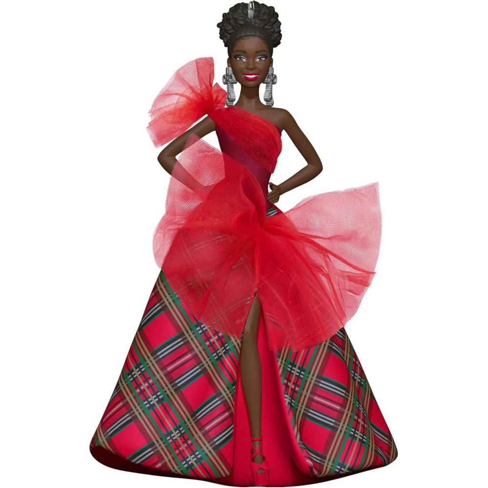 imageHallmark Keepsake Christmas Ornament 2024 2024 Latina Holiday Barbie Gifts for Her2024 Black Holiday Barbie