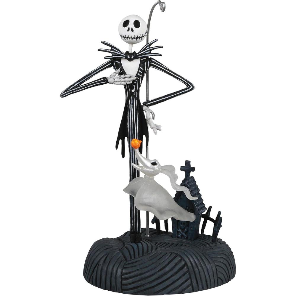 imageHallmark Keepsake Christmas Ornament 2024 Disney Tim Burtons The Nightmare Before Christmas Dr Finkelstein With Light and Sound Gifts for Disney FansJack Skellington Storyteller