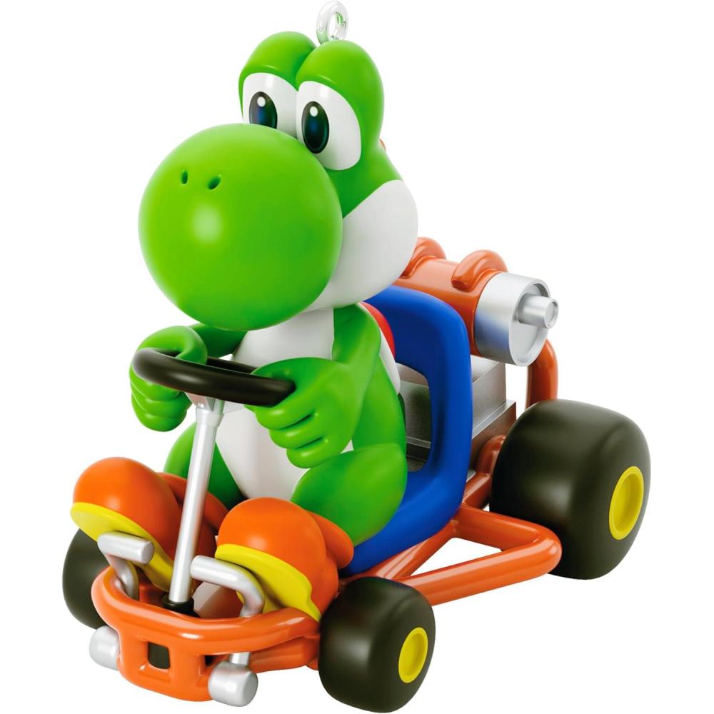imageHallmark Keepsake Christmas Ornament 2024 Nintendo Super Mario Powered Up With Mario Propeller Mario Gifts for GamersMario Kart Yoshi