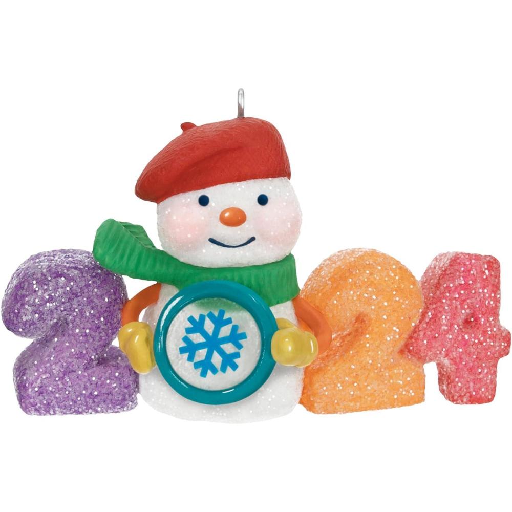 imageHallmark Keepsake Christmas Ornament 2024 Sweet Decade 2024 Snowman Collectors Gifts2024 Sweet Decade