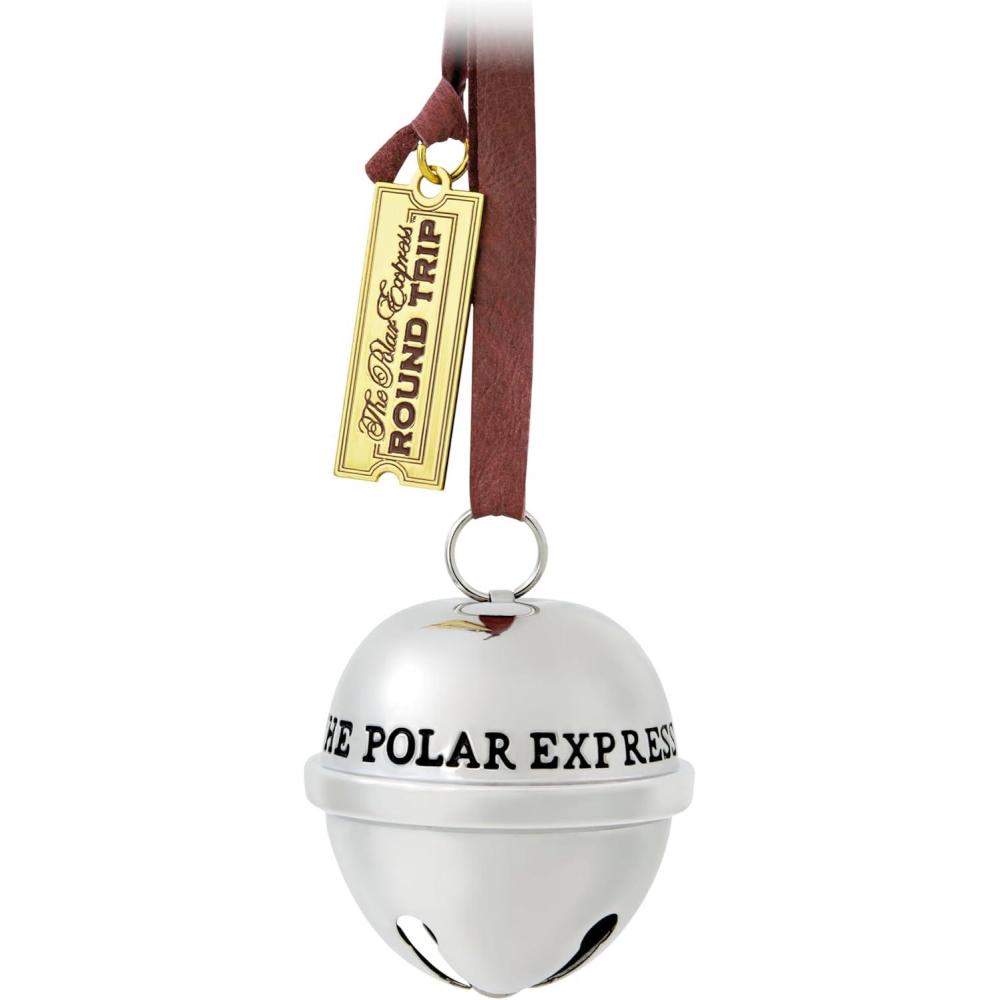 imageHallmark Keepsake Christmas Ornament 2024 The Polar Express 20th Anniversary Santas Sleigh Bell 2024 Metal Christmas Movie Gifts2024 The Polar Express