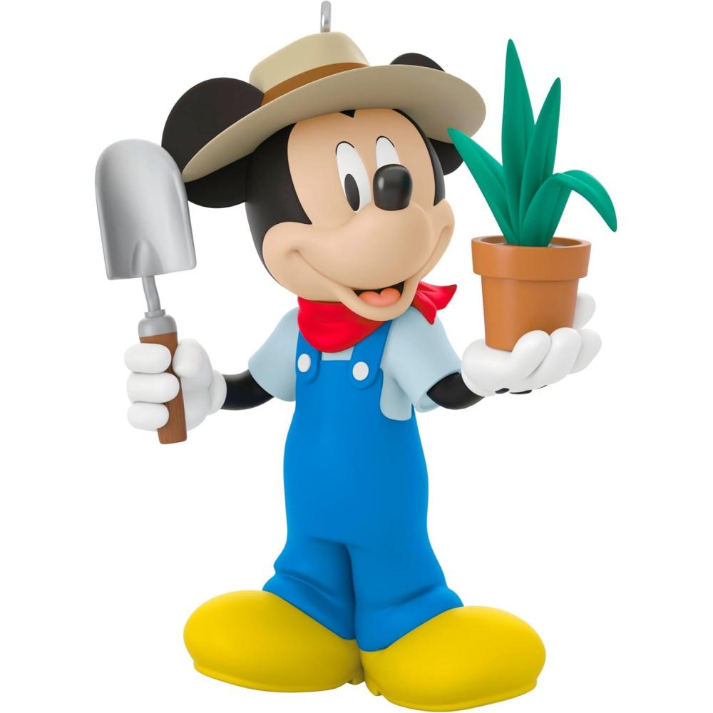 imageHallmark Keepsake Christmas Ornament 2025 Disney All About Mickey Gardener Mickey Gifts for Disney FansGardener Mickey