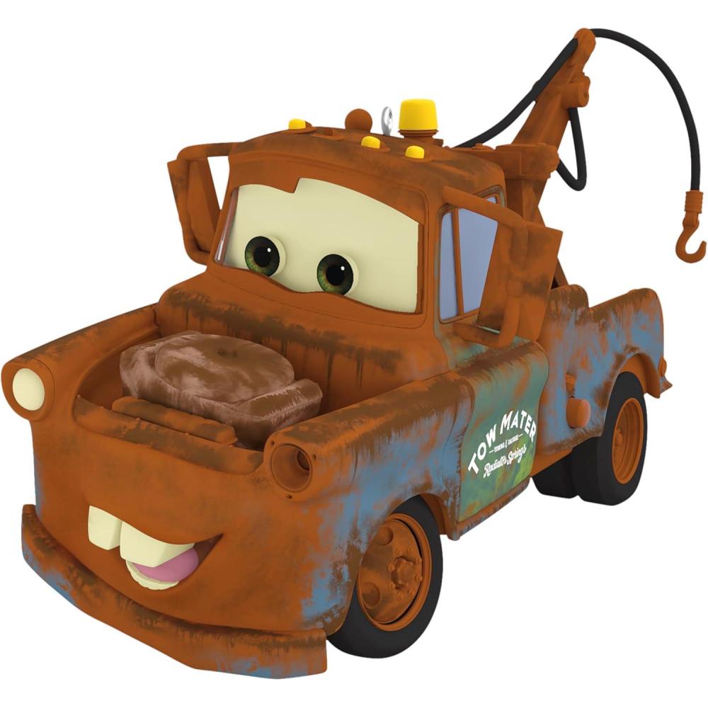 imageHallmark Keepsake Christmas Ornament 2025 DisneyPixar Cars Mater with Sound and Motion Gifts for Disney FansCars