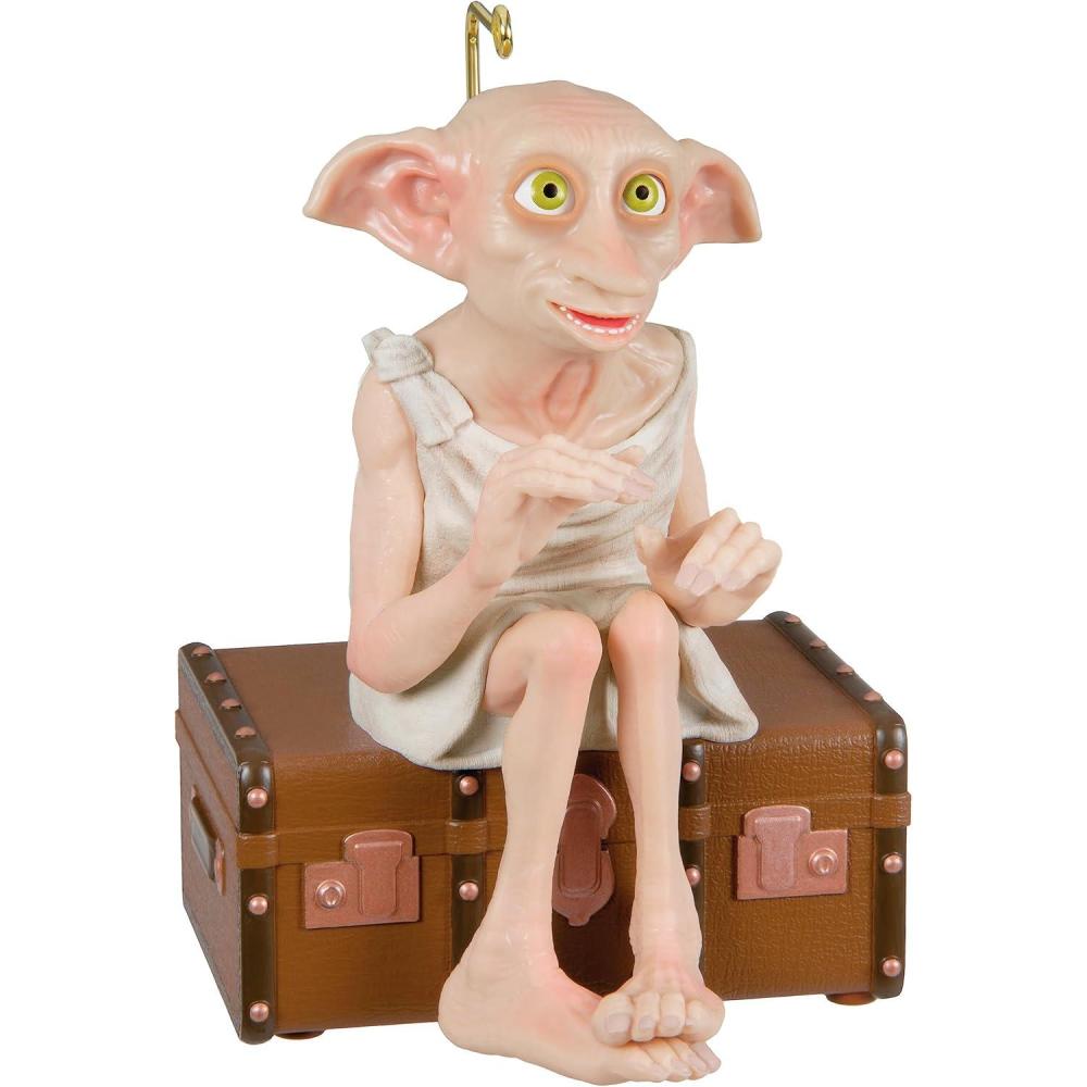 imageHallmark Keepsake Christmas Ornament 2025 Harry Potter The Lovegood House Gifts for Harry Potter FansDobby the HouseElf