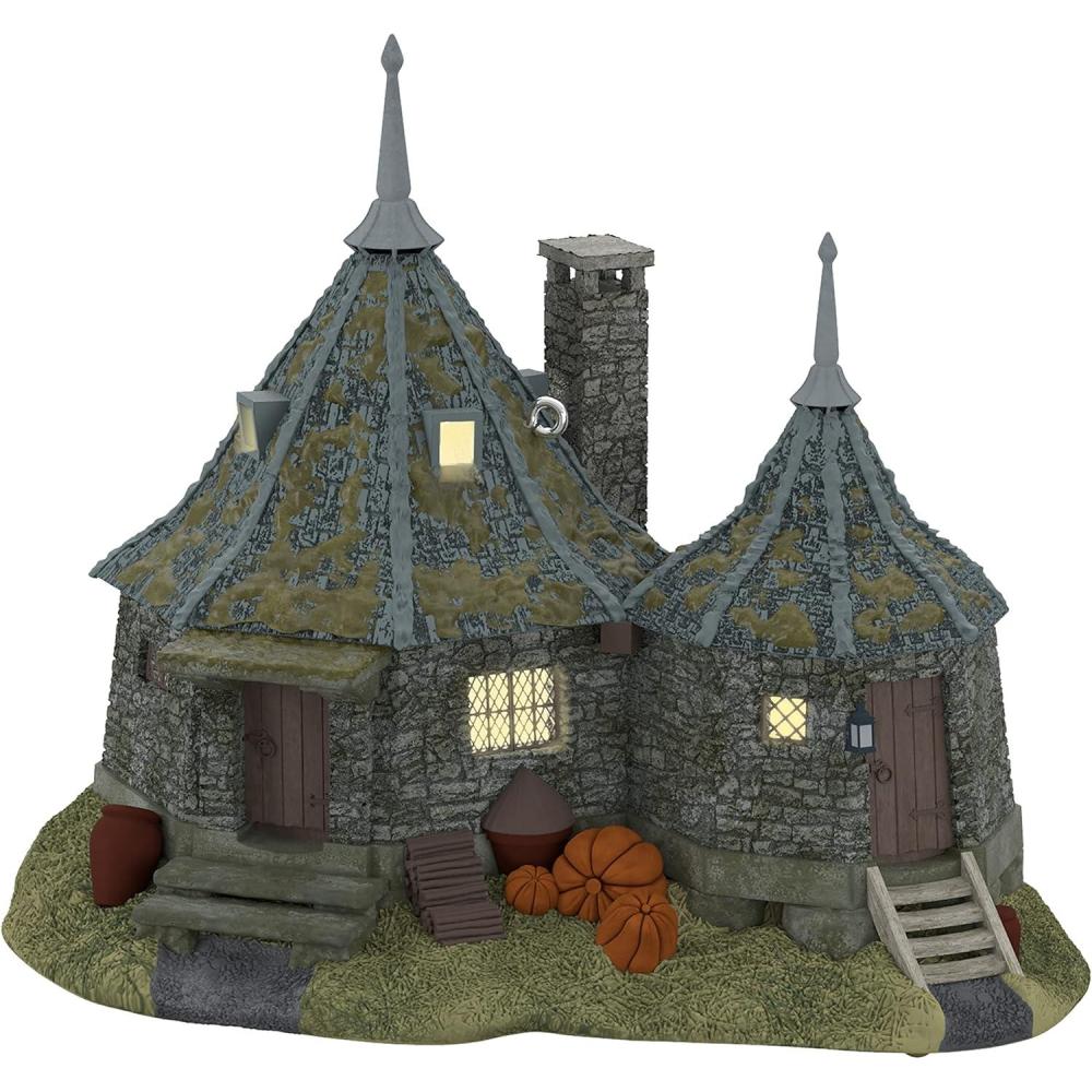 imageHallmark Keepsake Christmas Ornament 2025 Harry Potter The Lovegood House Gifts for Harry Potter FansHagrids Hut