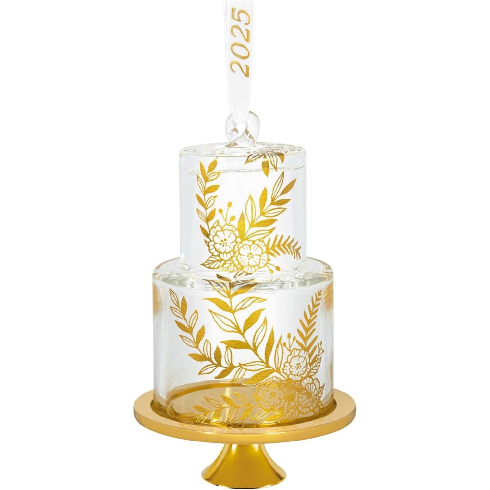imageHallmark Keepsake Christmas Ornament 2025 Our Sweet Beginning 2025 Glass Wedding Gifts2025 Our Sweet Beginning