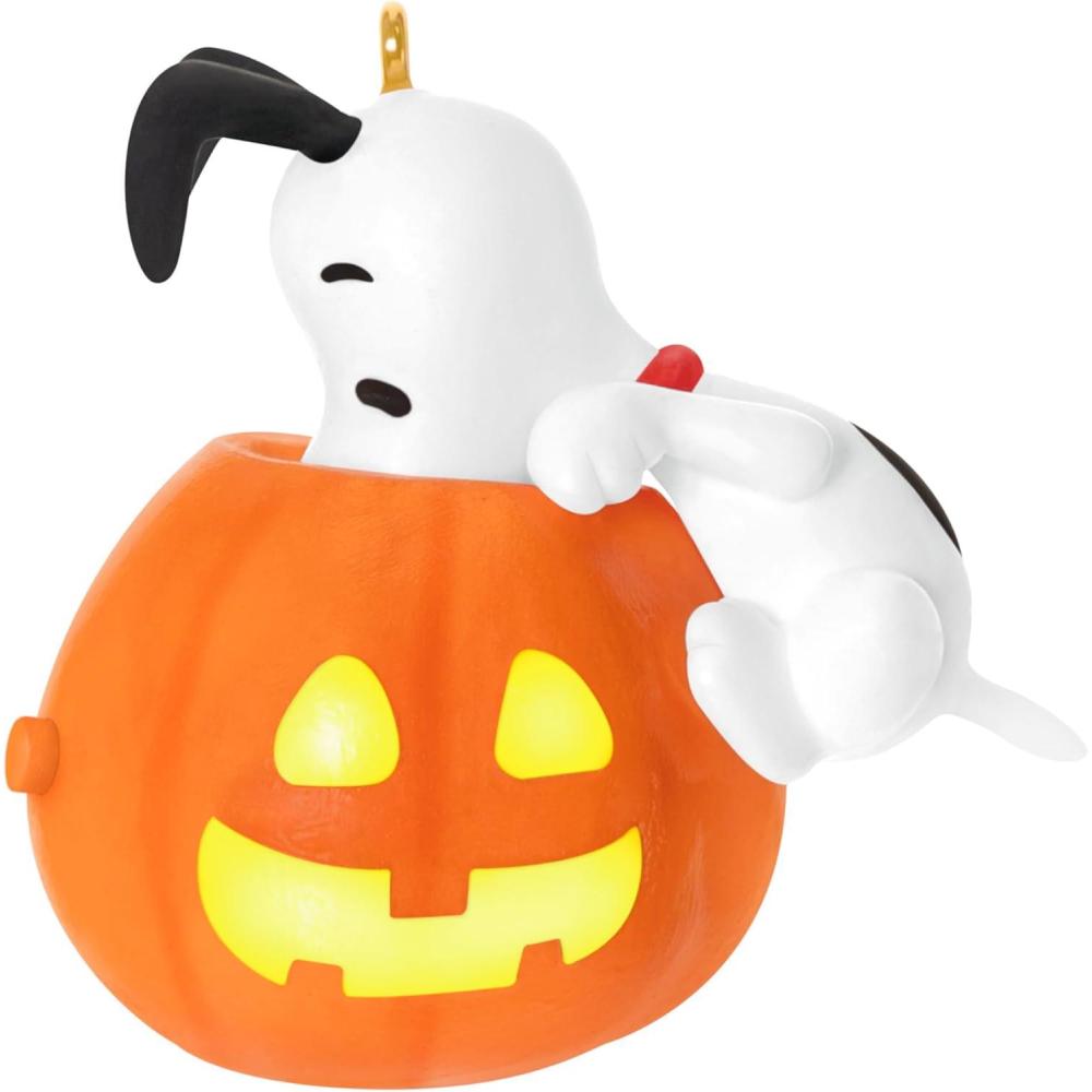 imageHallmark Keepsake Christmas Ornament 2025 Peanuts Spotlight on Snoopy Masked Marvel Gifts for Peanuts FansSpooky Snoopy