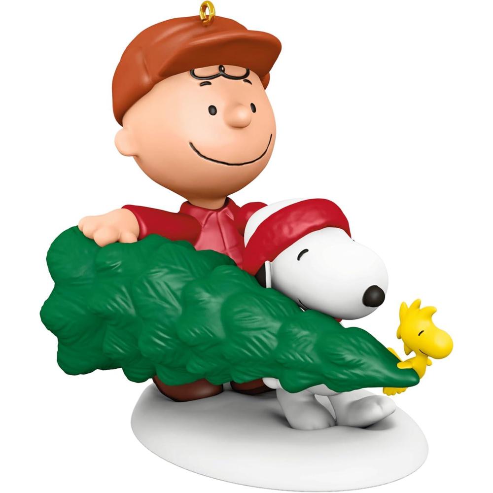 imageHallmark Keepsake Christmas Ornament 2025 The Peanuts Gang 75th Anniversary Good Grief Charlie Brown Gifts for Peanuts FansThe Perfect Tree