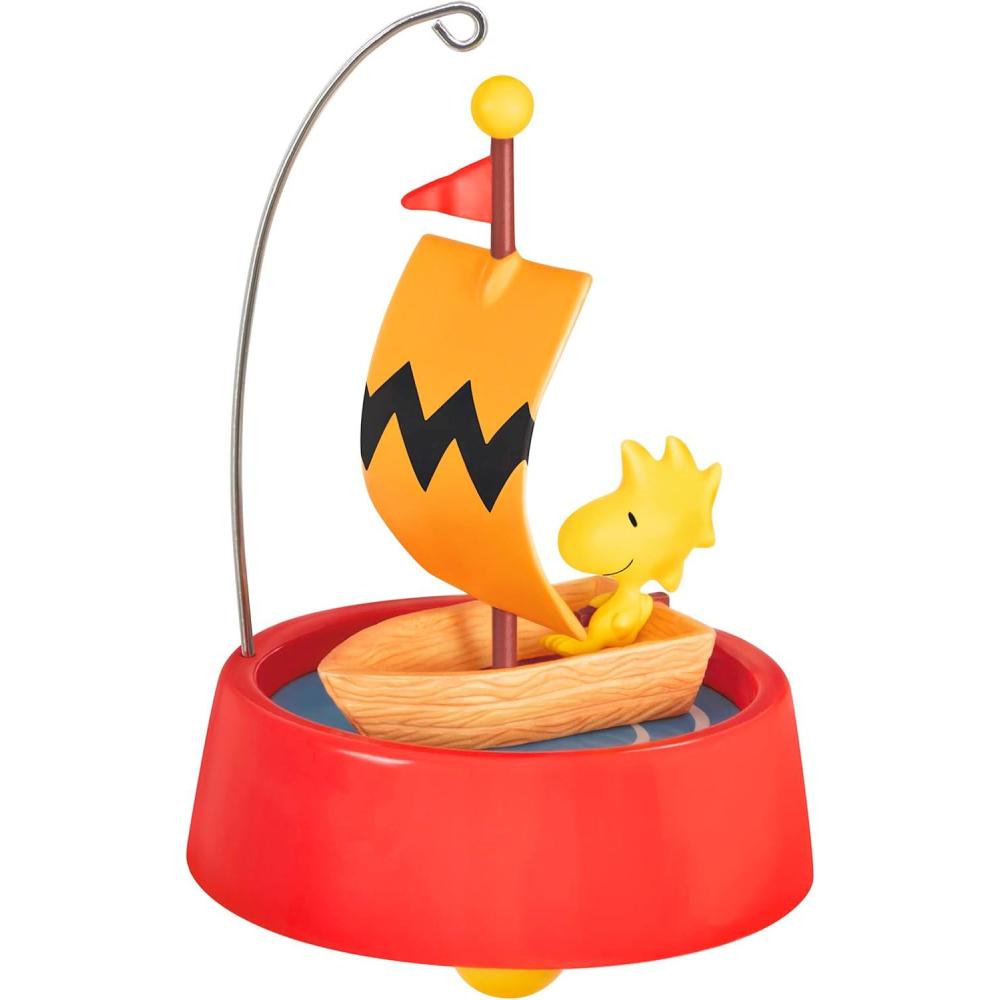 imageHallmark Keepsake Christmas Ornament 2025 The Peanuts Gang 75th Anniversary SNOCones with Friends Gifts for Peanuts FansWindward Woodstock