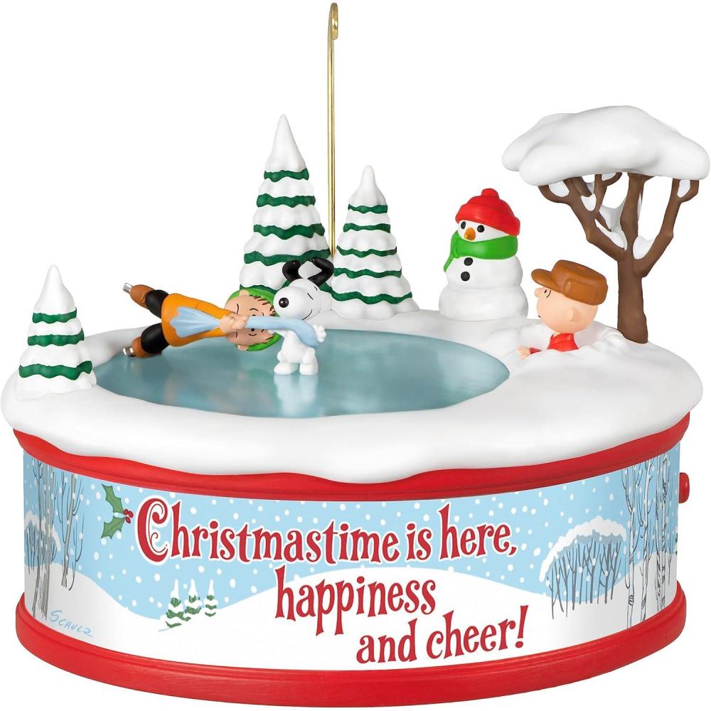 imageHallmark Keepsake Christmas Ornament 2025 The Peanuts Gang Merit Badge Ceremony Gifts for Peanuts FansChristmastime is Here