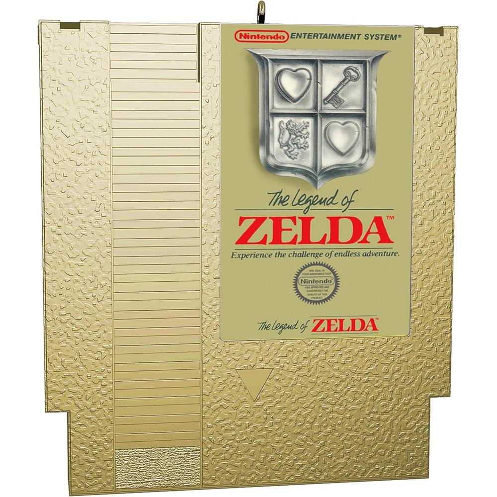 imageHallmark Keepsake Christmas Ornament Nintendo The Legend of Zelda Game Cartridge Metal Ornament Gifts for GamersGame Cartridge