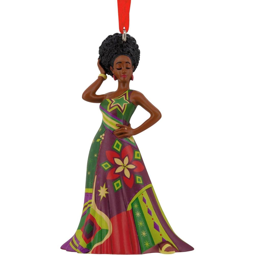 imageHallmark Mahogany Black Fashion Woman Christmas OrnamentFashion Woman