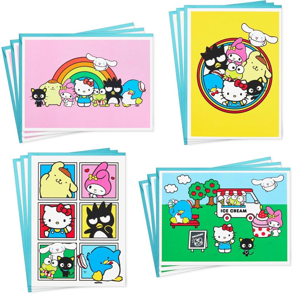 imageHallmark Mahogany Disney Princess Valentines Day Cards The Little Mermaid 12 Blank Cards with Envelopes for Birthdays Back to School Any OccasionHello Kitty