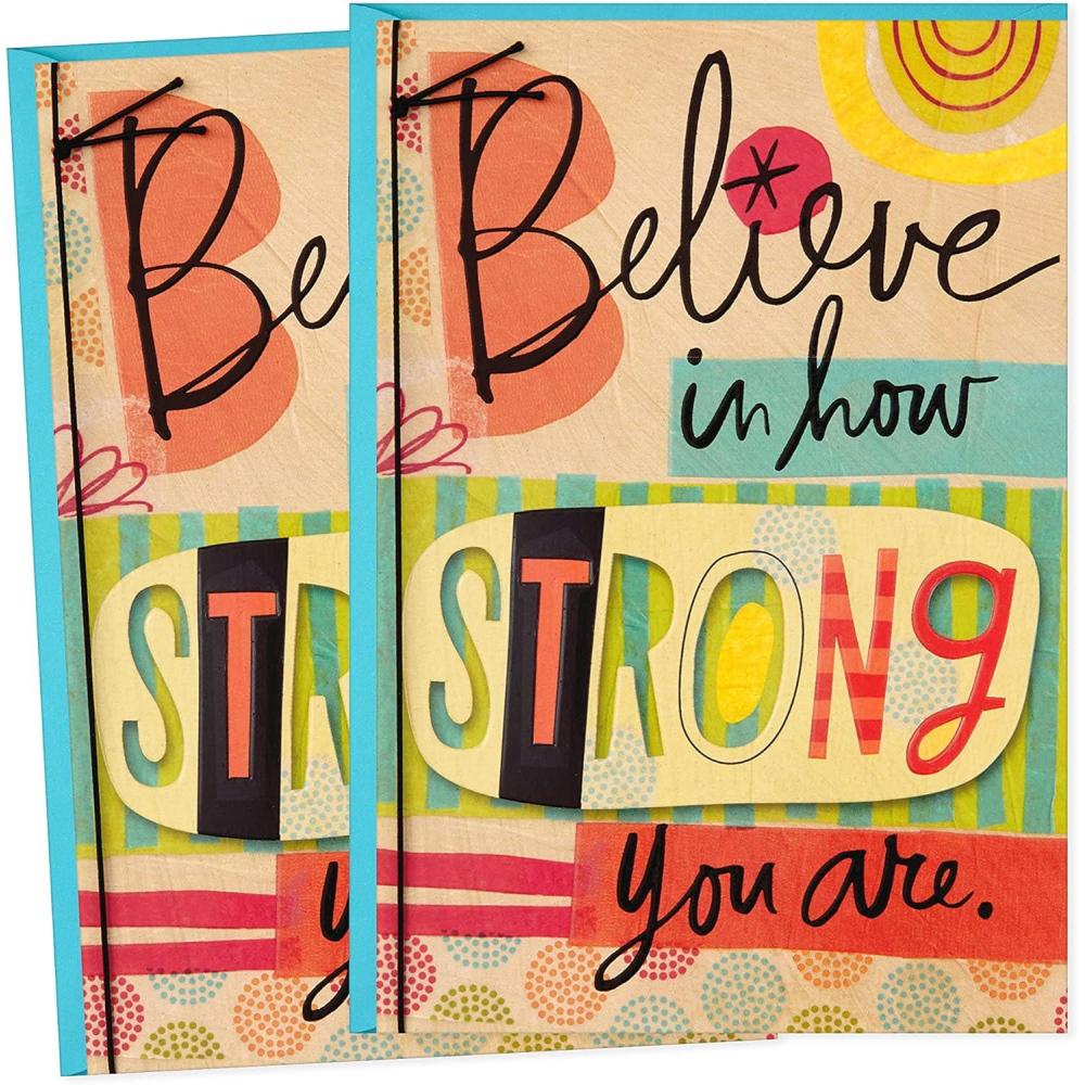 imageHallmark Mahogany Pack of 2 Encouragement Cards BelieveBelieve