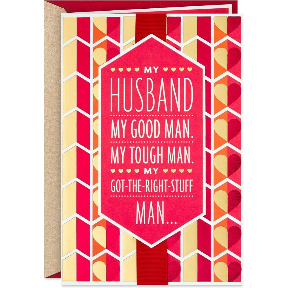 imageHallmark Mahogany Valentines Day Card for Husband My Man
