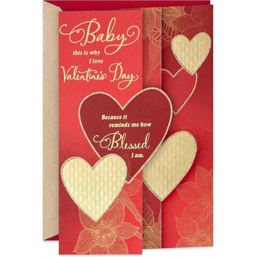 imageHallmark Mahogany Valentines Day Card for Husband or Boyfriend How Blessed I AmHow Blessed I Am