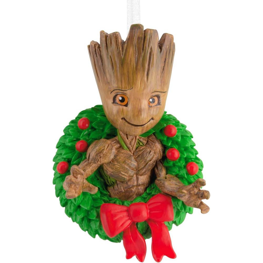 imageHallmark Marvel Guardians of The Galaxy Groot Christmas OrnamentGroot in Wreath