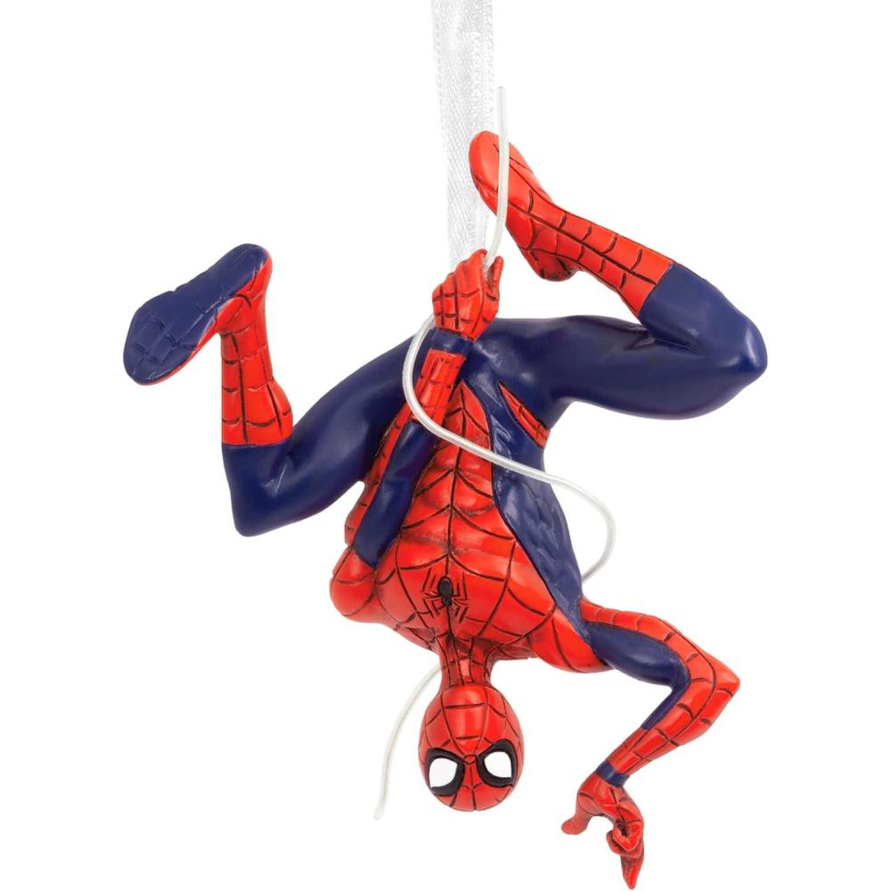 imageHallmark Marvel SpiderMan on Window Christmas OrnamentSpiderMan