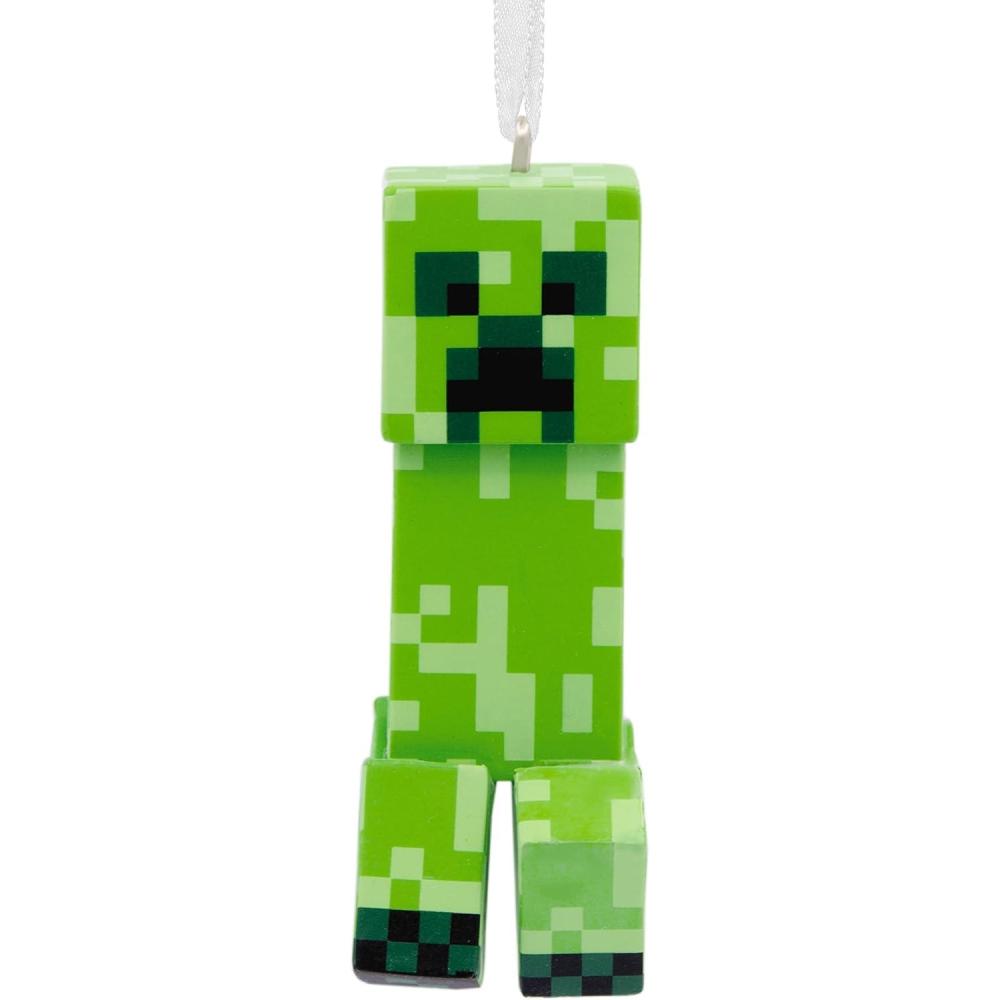 imageHallmark Minecraft Steve in Diamond Armor Christmas OrnamentCreeper