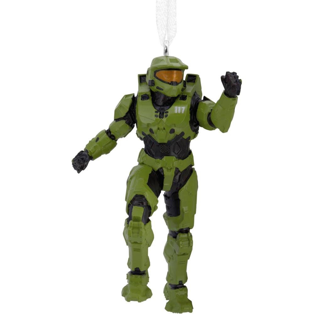 imageHallmark Minecraft Steve in Diamond Armor Christmas OrnamentHalo Master Chief