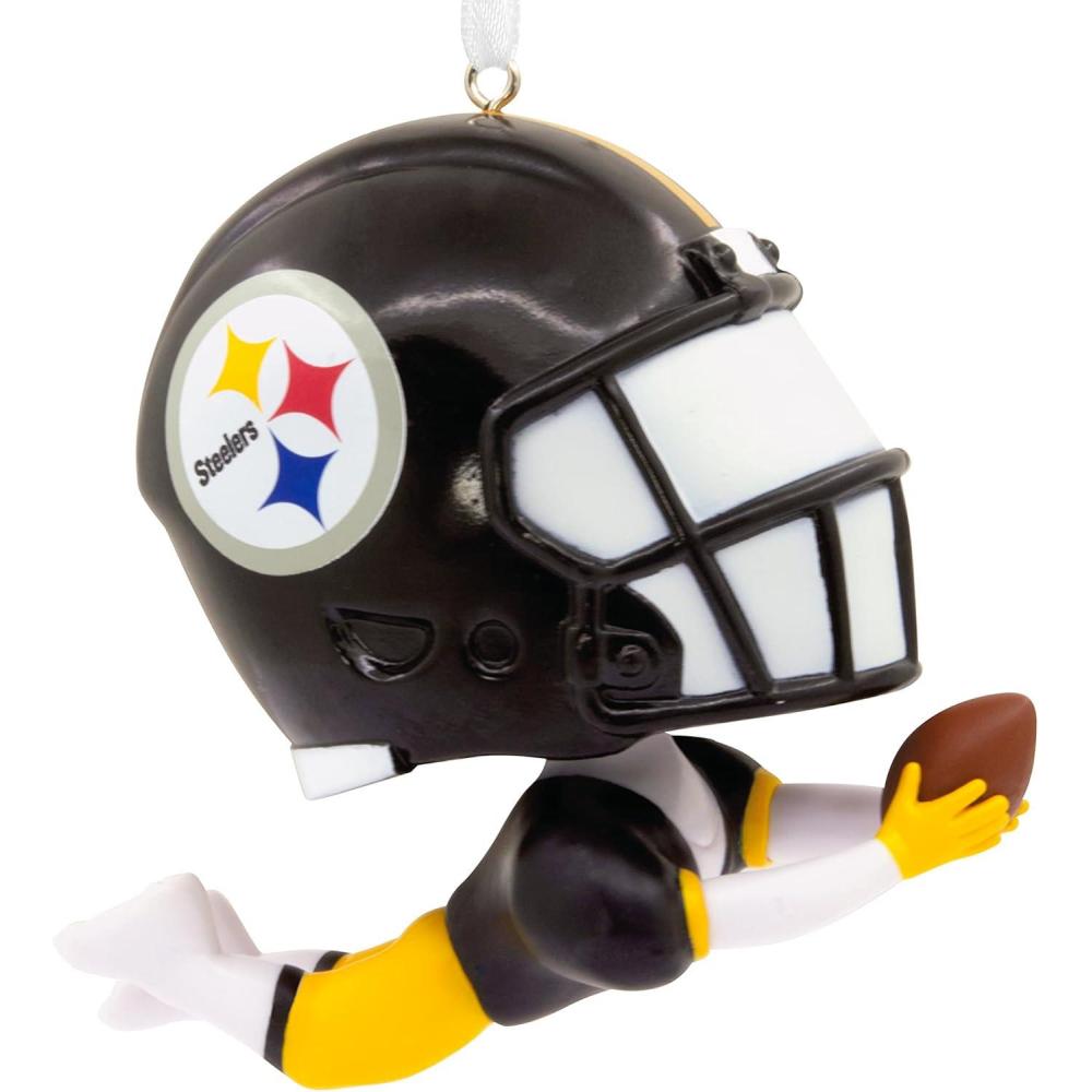 imageHallmark NFL Baltimore Ravens Bouncing Buddy Christmas OrnamentPittsburgh Steelers Bouncing Buddy Diving