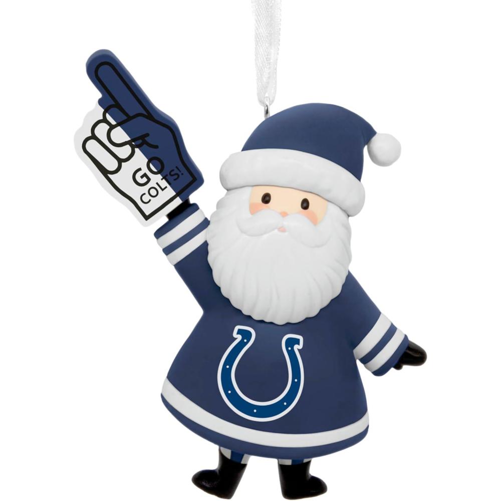 imageHallmark NFL Cincinnati Bengals Santa Fan Christmas Ornament Gifts for Sports Fans
