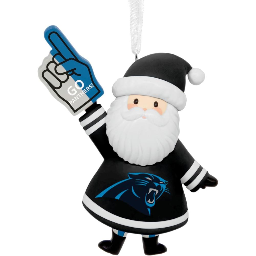 imageHallmark NFL Dallas Cowboys Santa Fan Christmas Ornament Gifts for Sports Fans