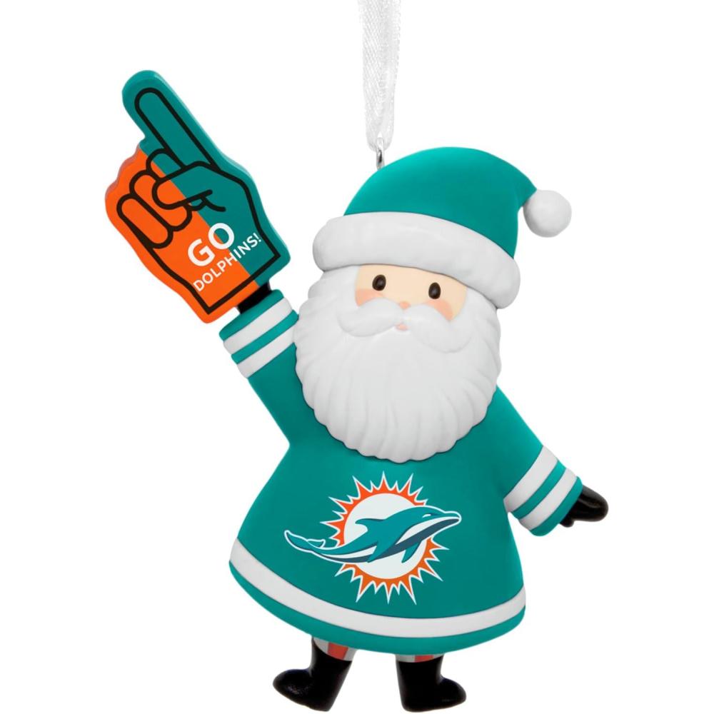 imageHallmark NFL Indianapolis Colts Santa Fan Christmas Ornament Gifts for Sports Fans