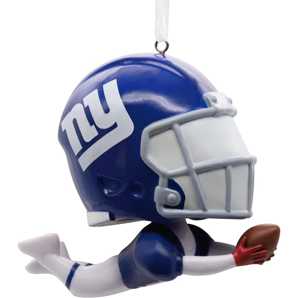 imageHallmark NFL Washington Commanders Bouncing Buddy Christmas OrnamentNew York Giants Bouncing Buddy Diving