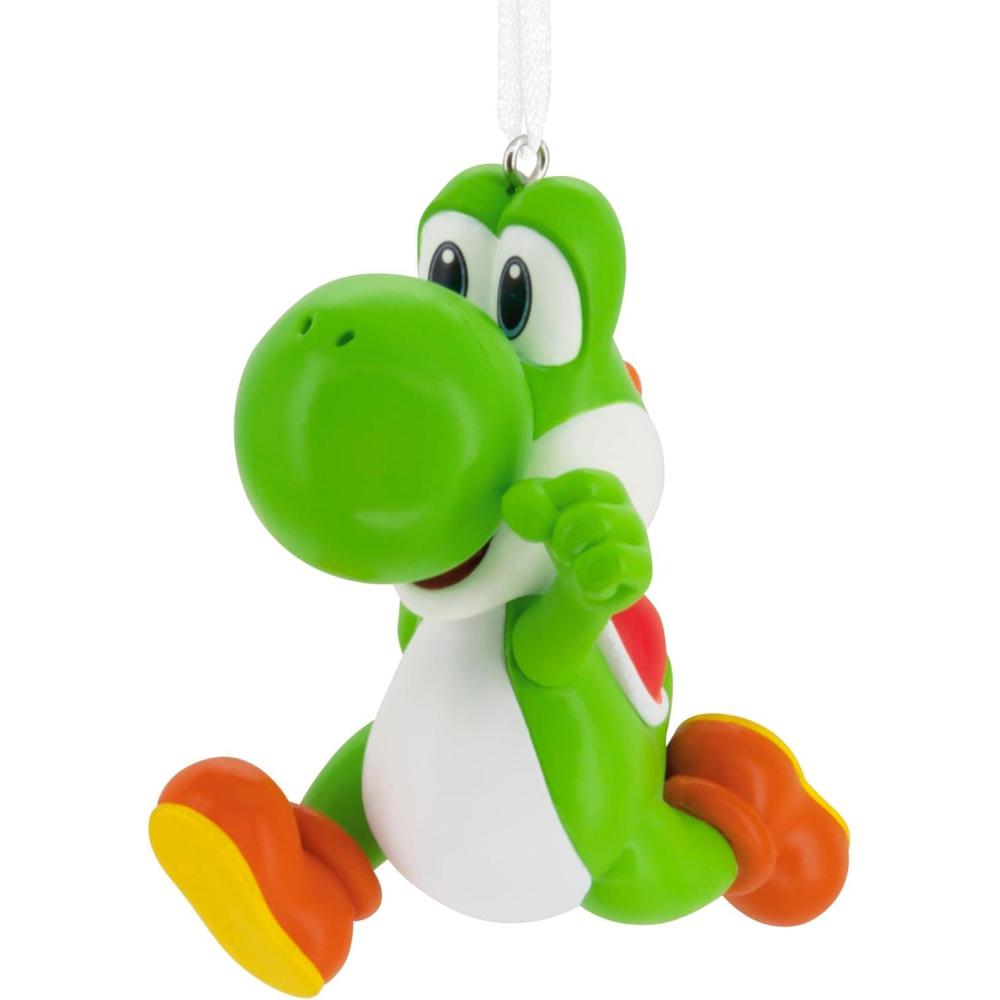 imageHallmark Nintendo Super Mario Mini Christmas Ornaments Shatterproof Set of 6Yoshi