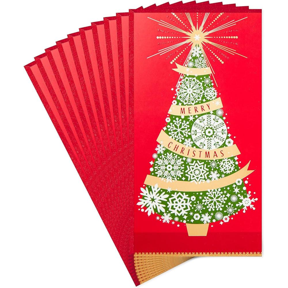 imageHallmark Pack of Christmas Money or Gift Card Holders Tis the Season 10 Cards with EnvelopesThinking of You  10 Money Holders with Envelopes