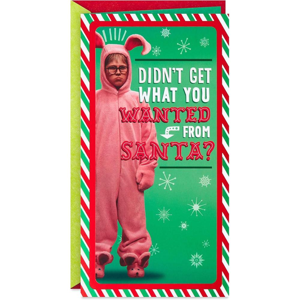 imageHallmark Paper Wonder Displayable Pop Up Christmas Card A Christmas Story Leg LampDidnt Get What You Wanted