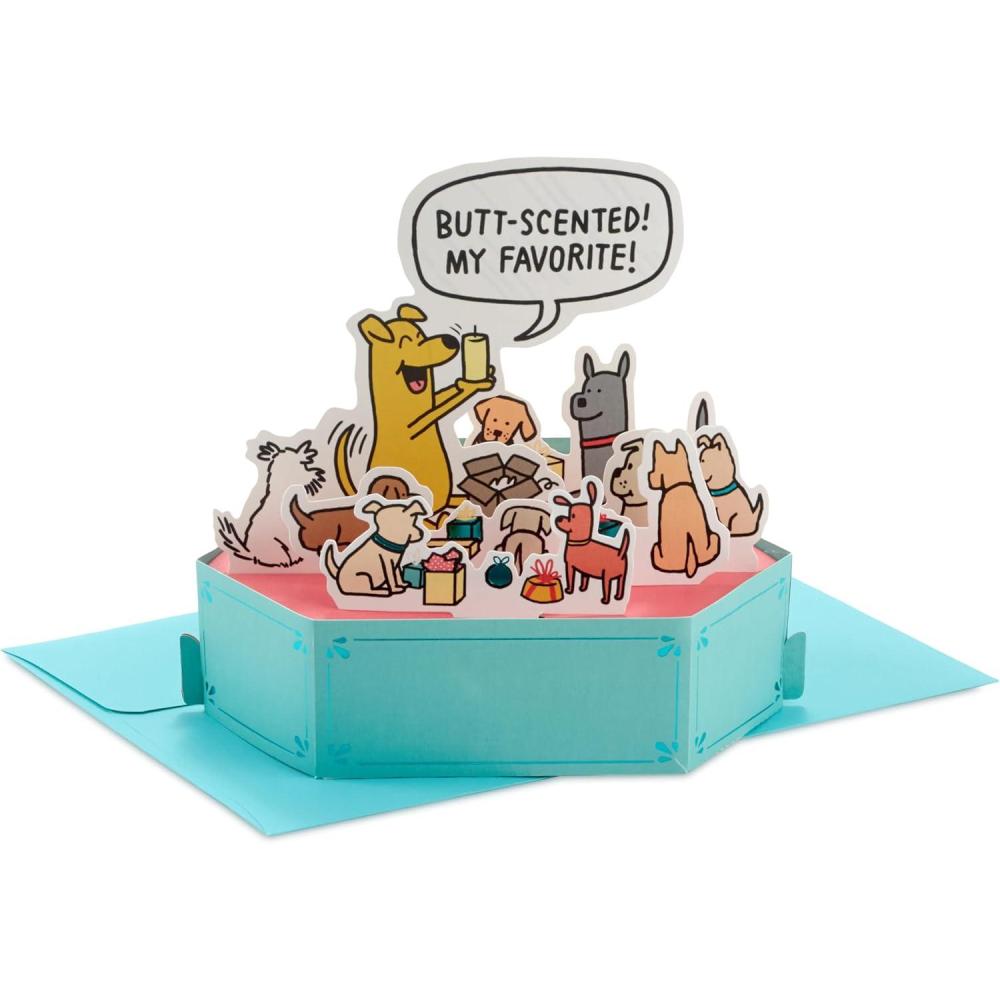 imageHallmark Paper Wonder Funny Mothers Day Pop Up Card Dogs Favorite Thing for Graduation Birthdays Celebrations