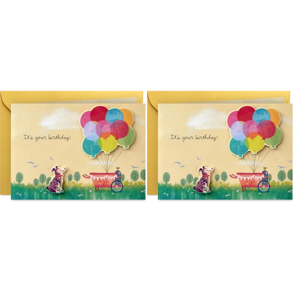 imageHallmark Paper Wonder Pop Up Birthday Card Get Carried Away4 x 55 Pack of 2