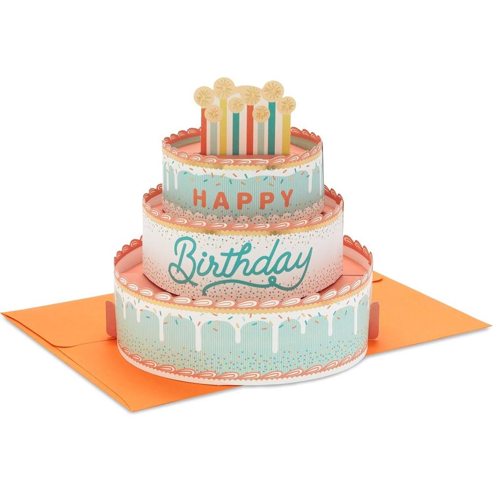 imageHallmark Paper Wonder Pop Up Birthday Card Someone to CelebrateLots of Love  Birthday Cake